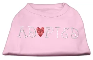 Adopted Rhinestone Shirt Light Pink XXL (18)