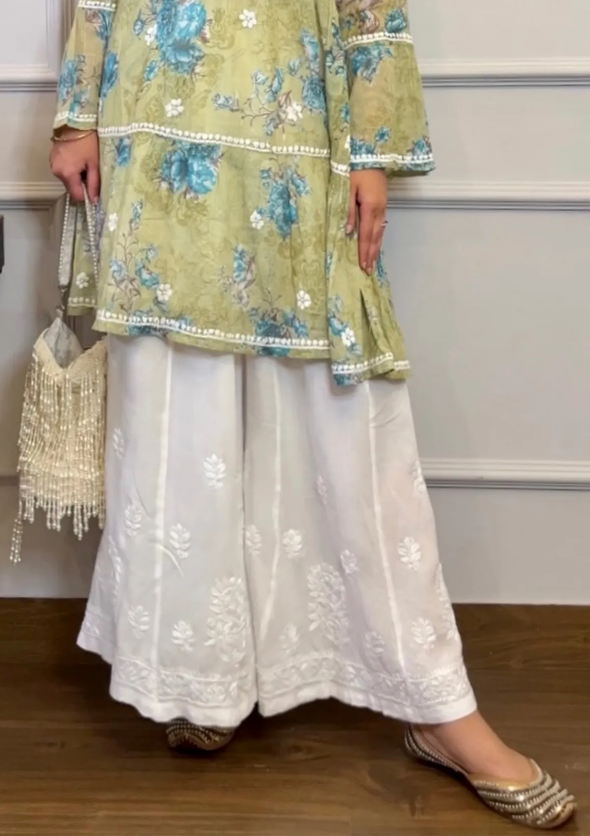 Amaaya Rayon Flared Palazzo