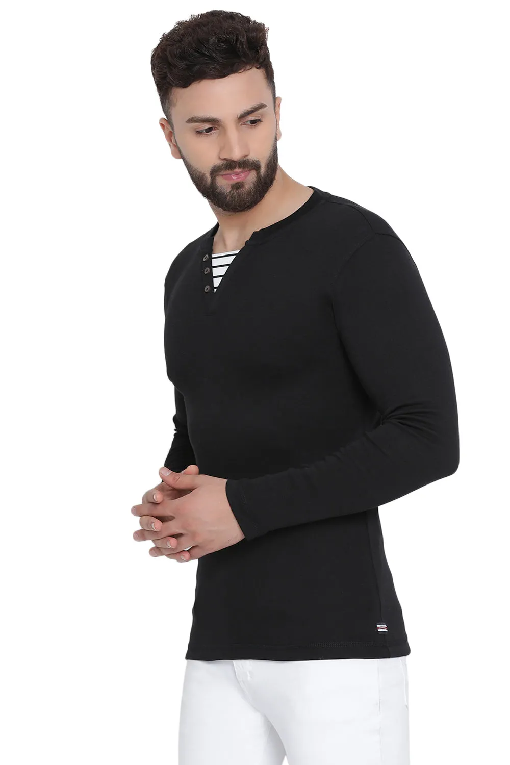 Axmann Casual Henley Pullover