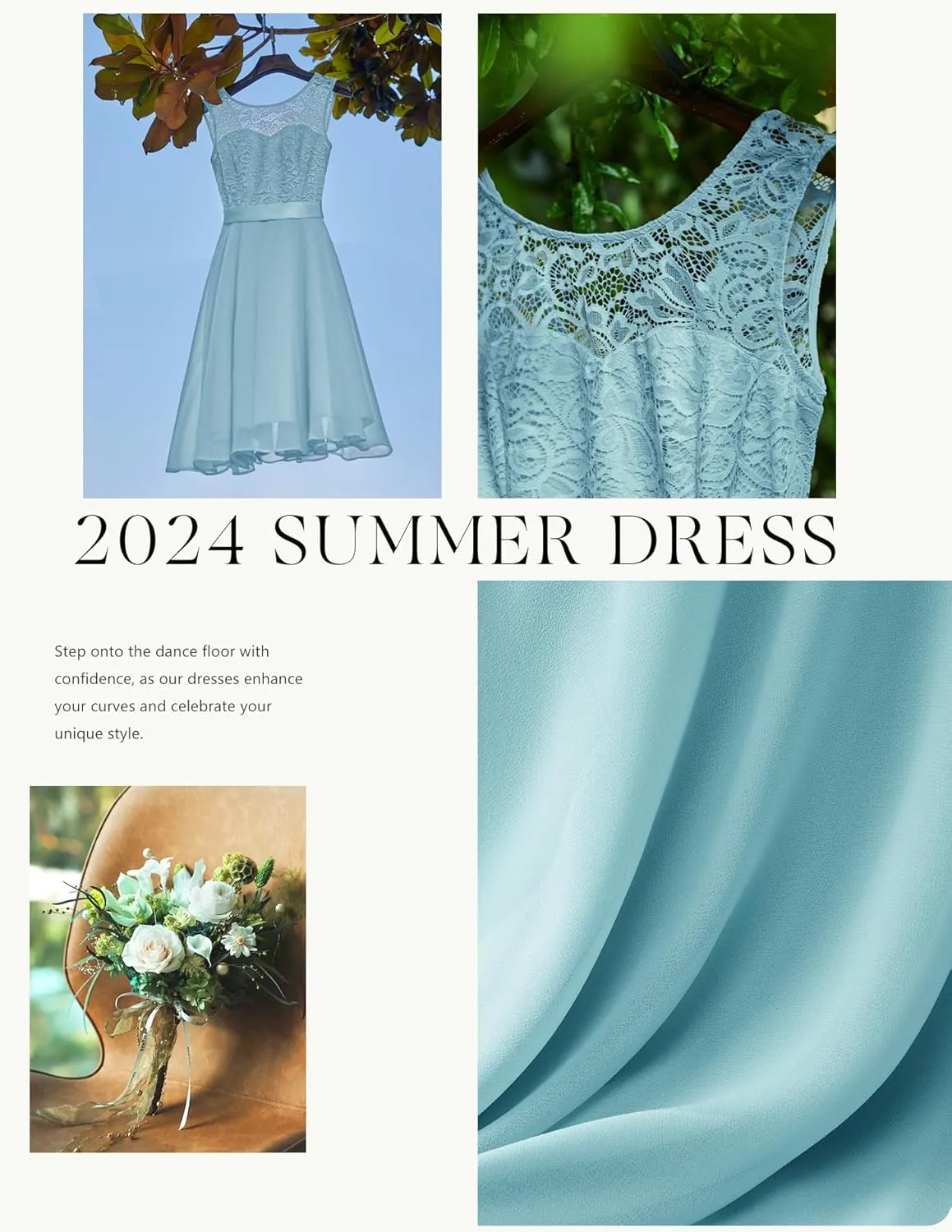 BeryLove Women Short Prom Dress Lace Wedding Guest Cocktail Party Bridesmaid Formal Dresses