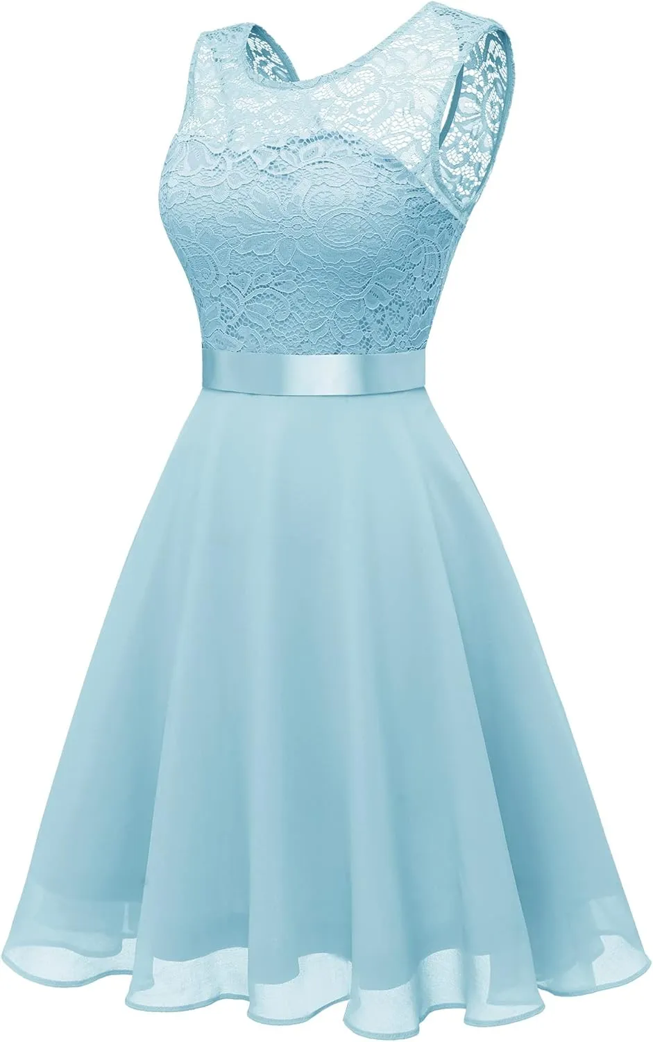 BeryLove Women Short Prom Dress Lace Wedding Guest Cocktail Party Bridesmaid Formal Dresses