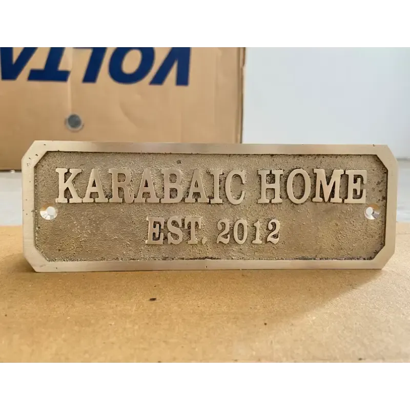 Brass Name Plaque Plates BNP130