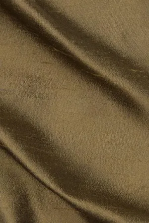 Burnished Gold Silk Shantung 54" Fabric