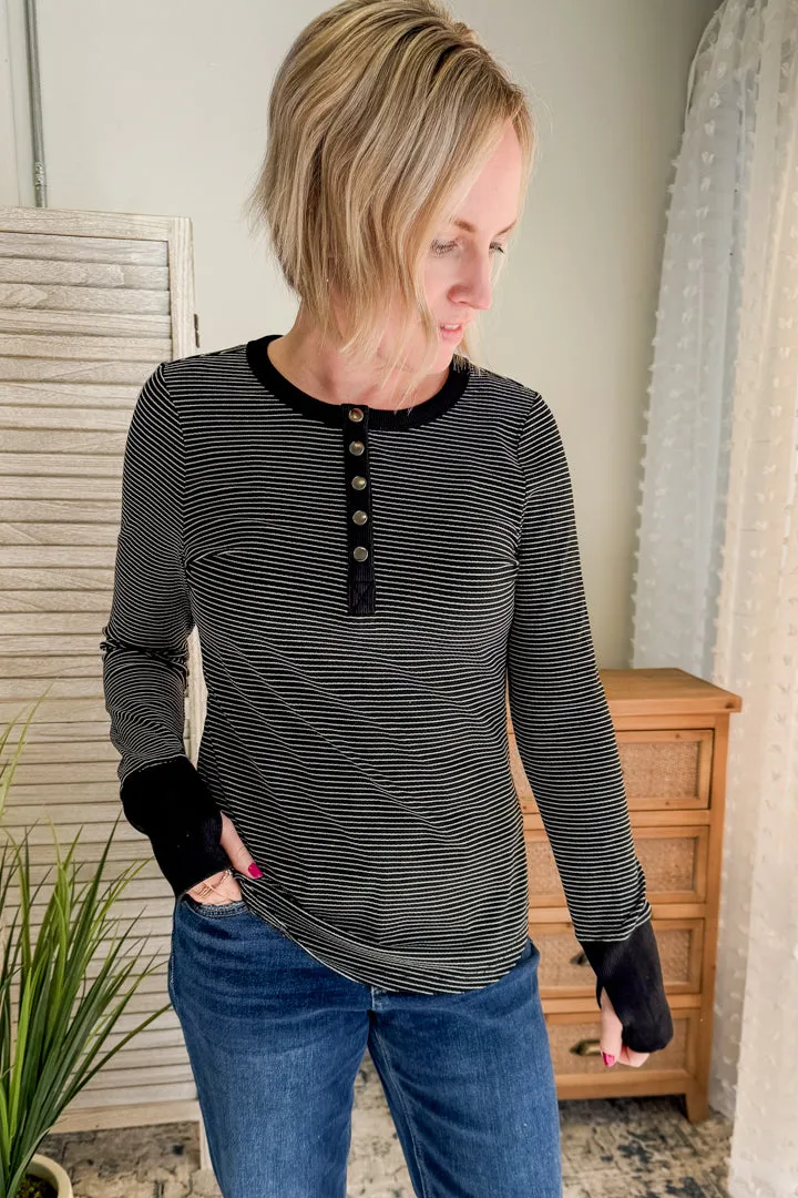 Button Henley Top
