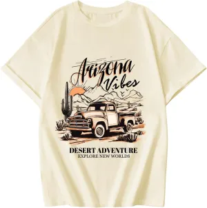 COZYEASE Girls' Letter Graphic Tees Short Sleeve Crewneck Oversized T Shirts Summer Clothes for Girls