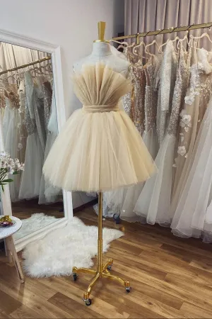 Cute Tulle Short Prom Dresses A-Line Homecoming Party Dresses