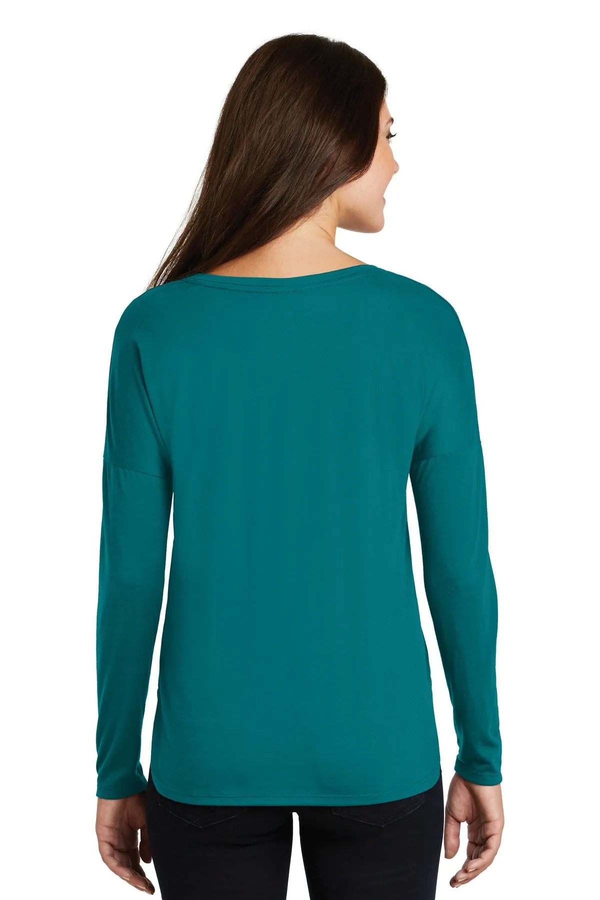 District  Women's Drapey Long Sleeve Tee. DM413