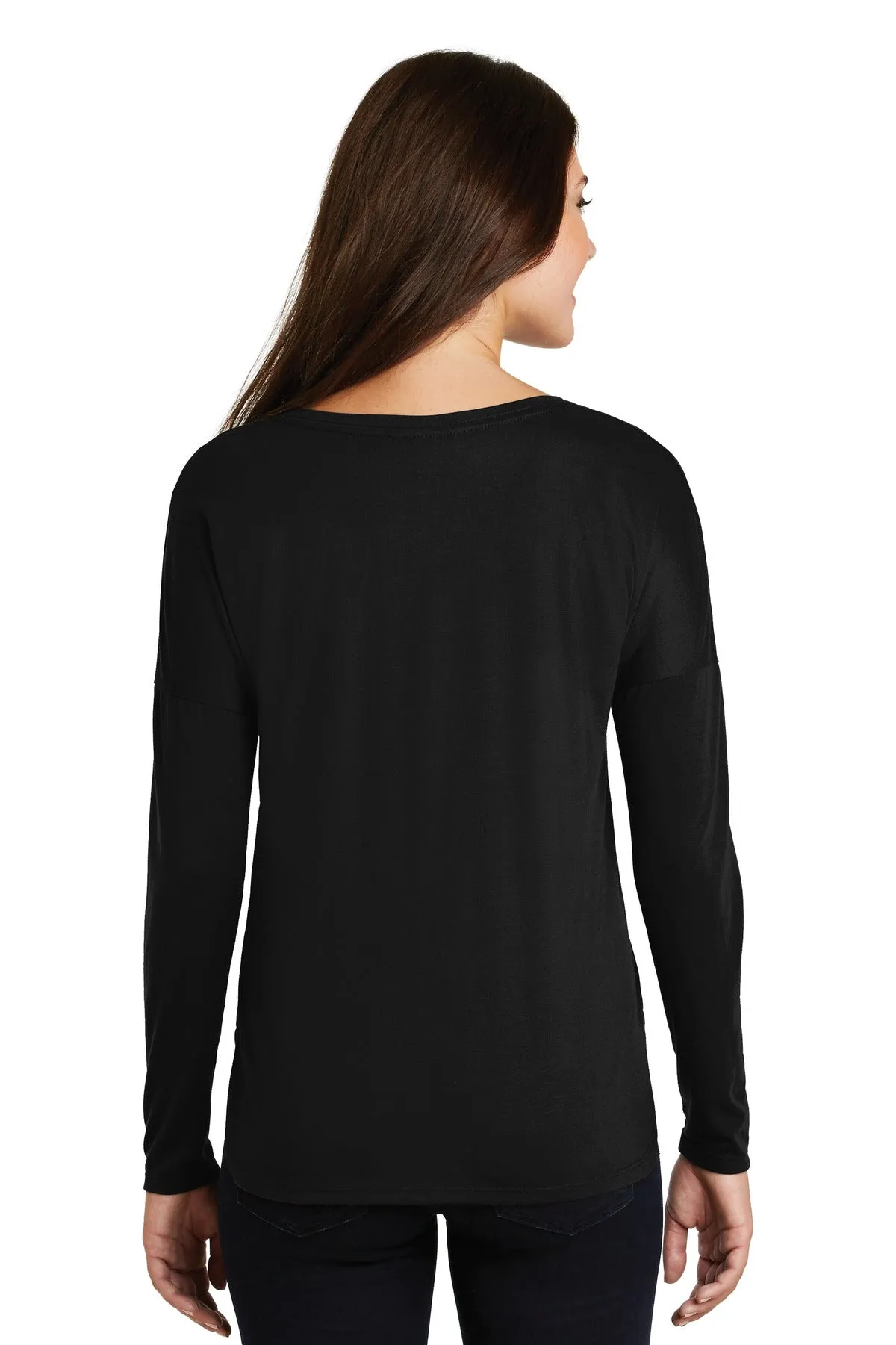 District  Women's Drapey Long Sleeve Tee. DM413