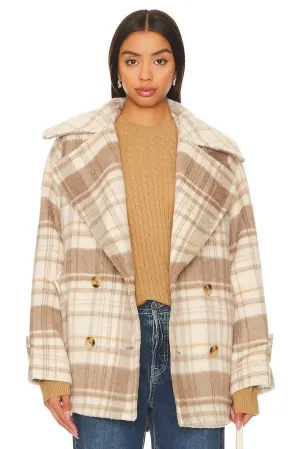 Free People NWT Highlands Wool Peacoat - Size XL