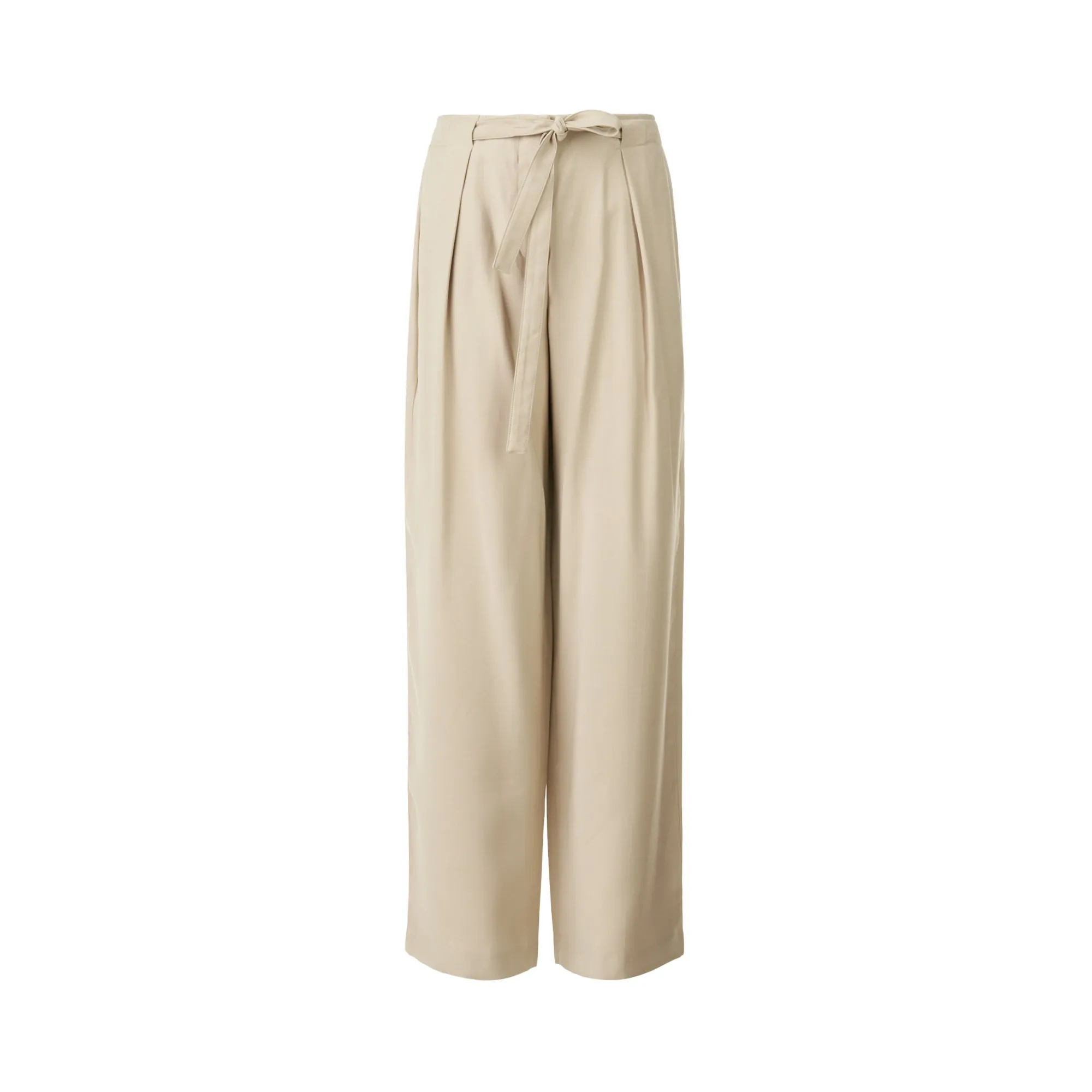Frosted Twill Tie Front Trousers