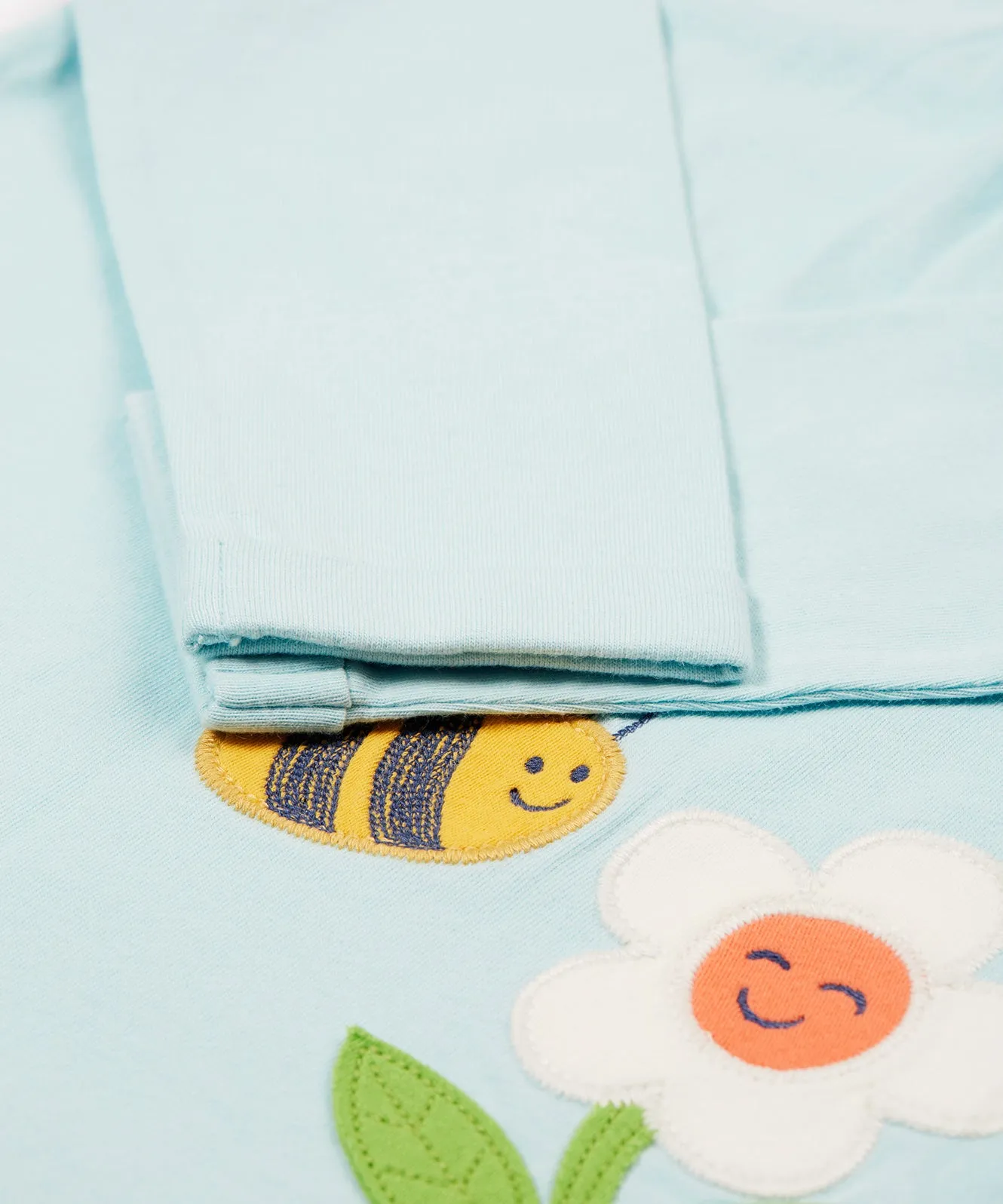Frugi Opal Outfit - Glacier/Retro Happy