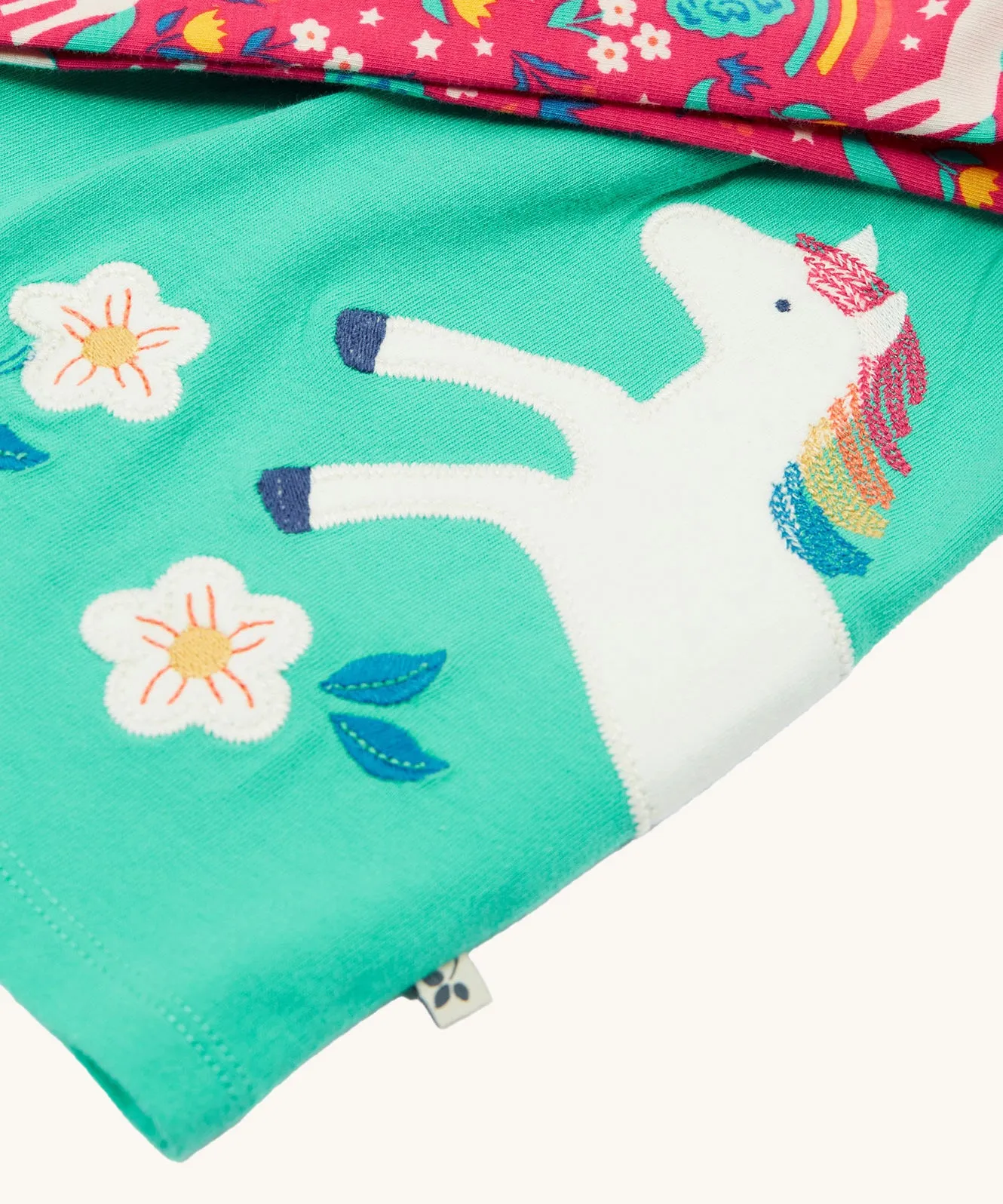 Frugi Tilly Outfit - Pacific Aqua/Wild Horses