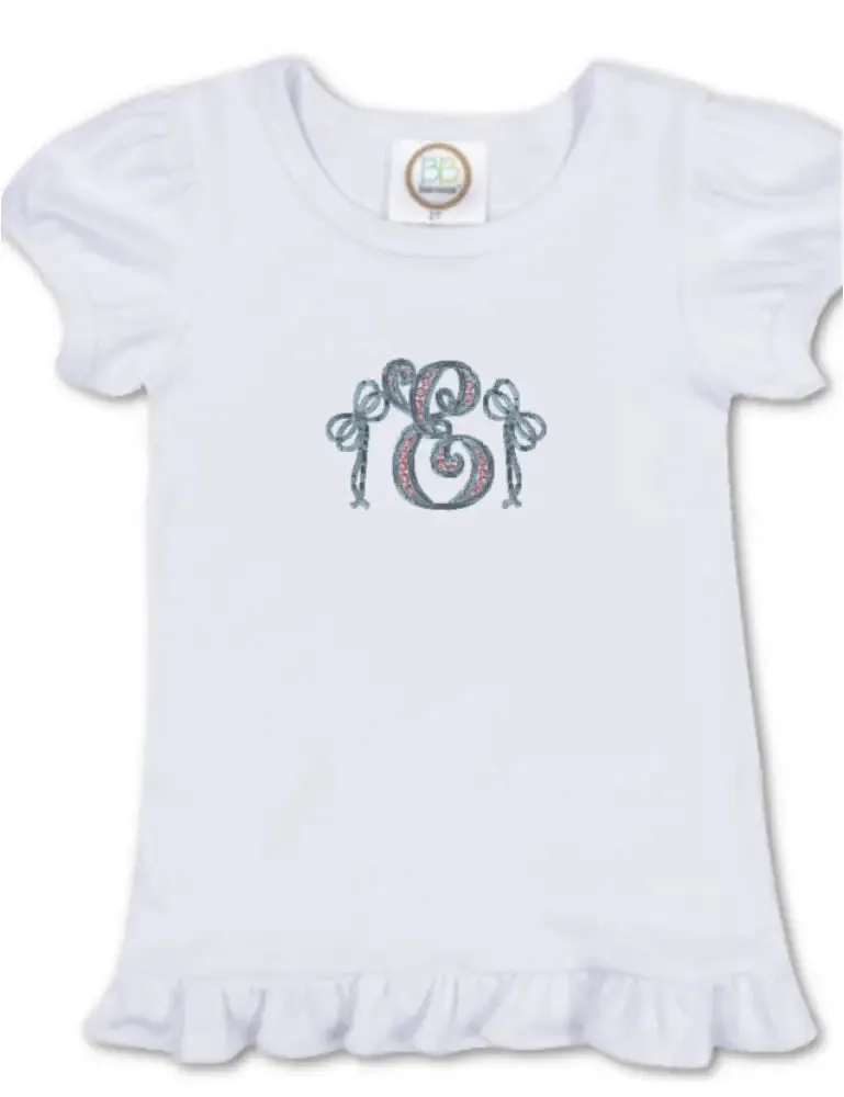 Girl White T Shirt Center Motif Packs