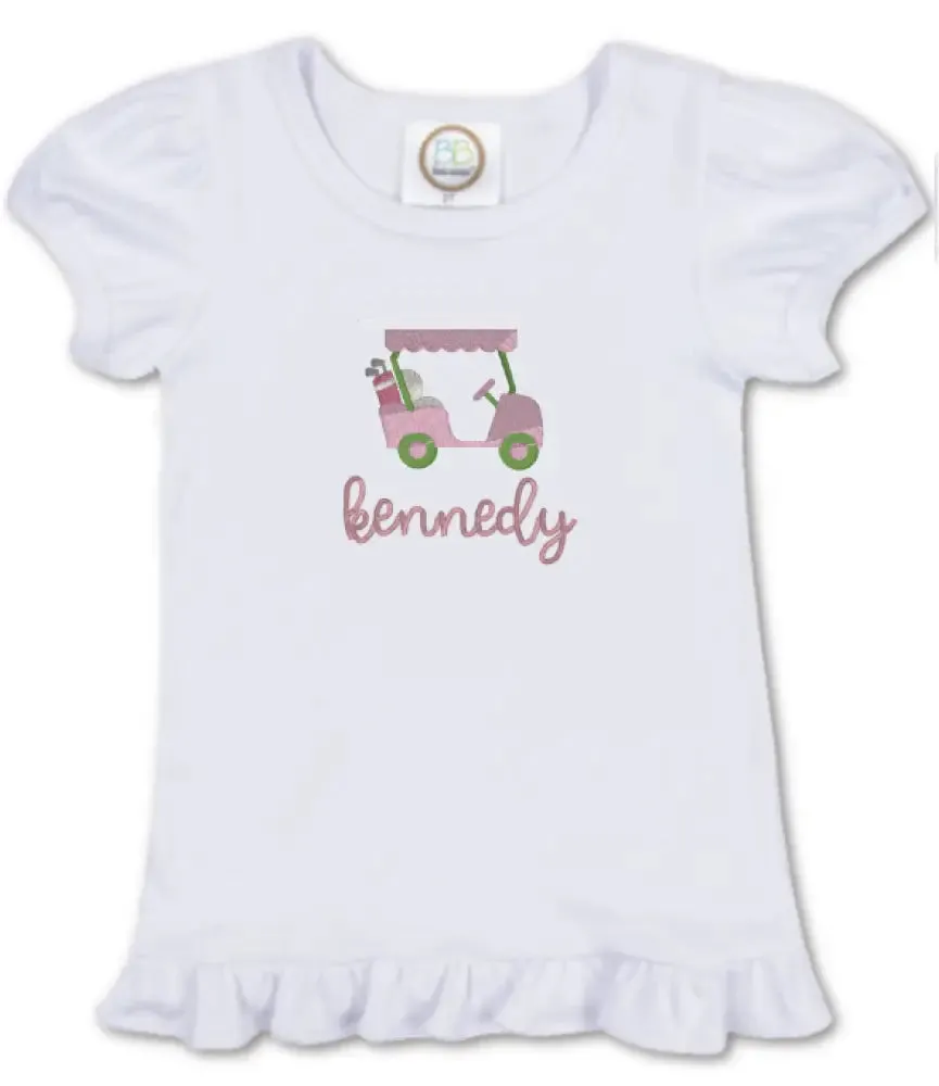 Girl White T Shirt Center Motif Packs