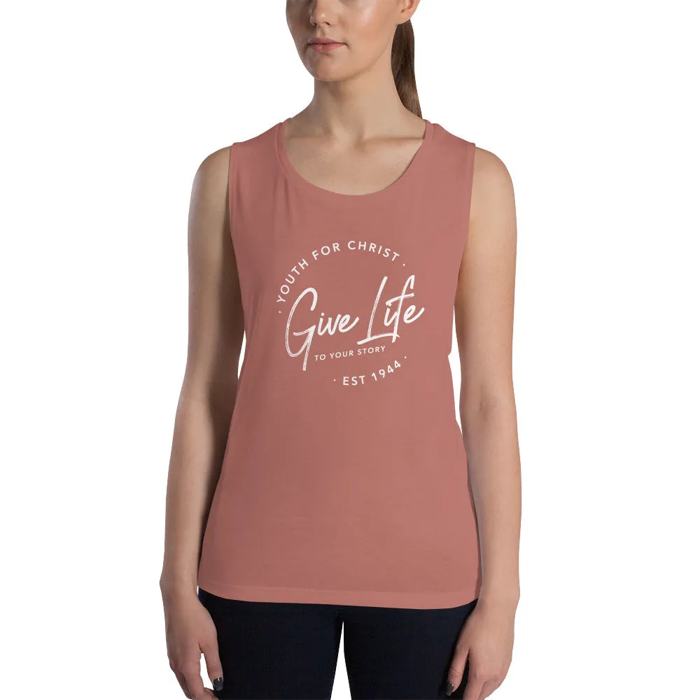 Give Life Ladies’ Muscle Tank