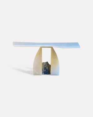 Honey Onyx Accent Table