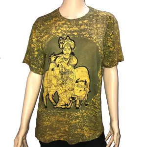 Lord Krishna Logo Round Neck T-Shirt