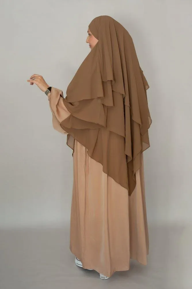 Madina Khimar Royal Deluxe three layers