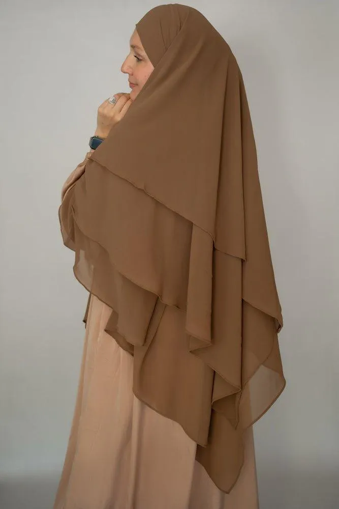 Madina Khimar Royal Deluxe three layers