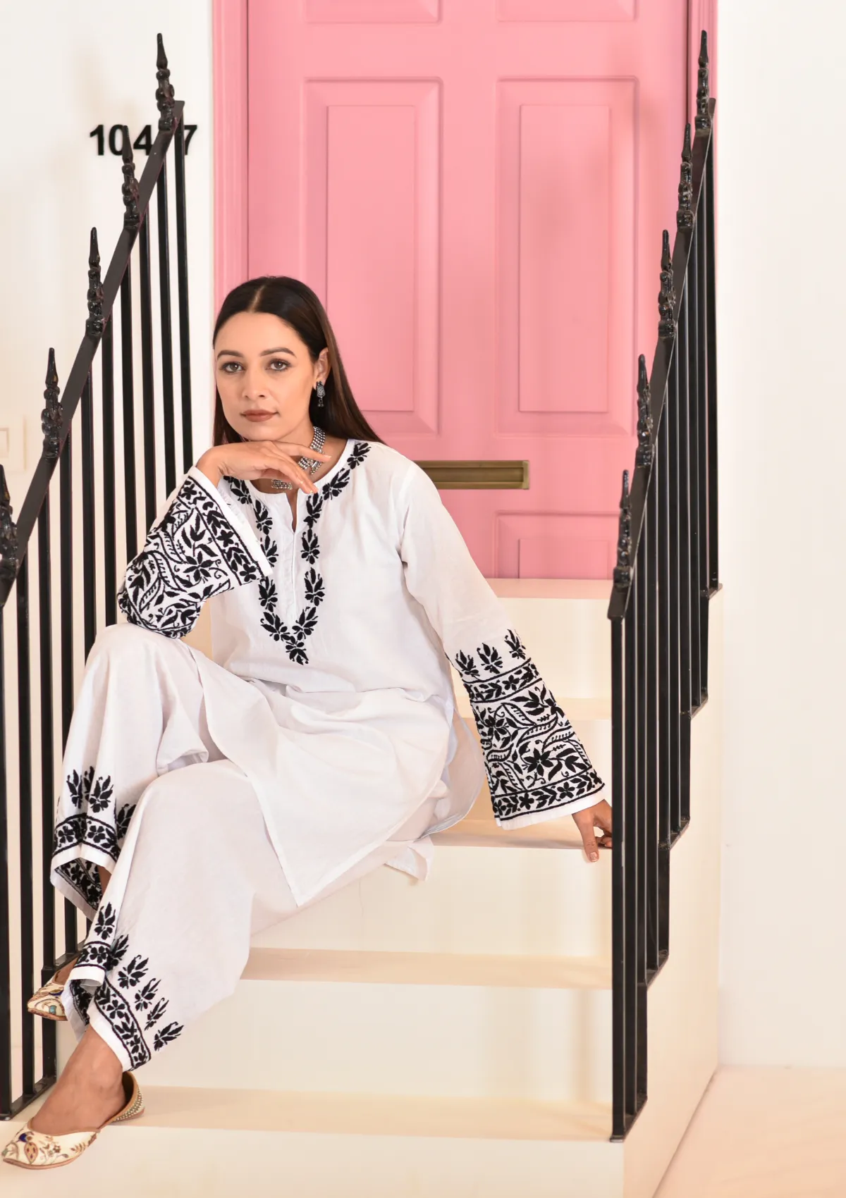 Mahreen Cotton Short Kurta Palazzo Set