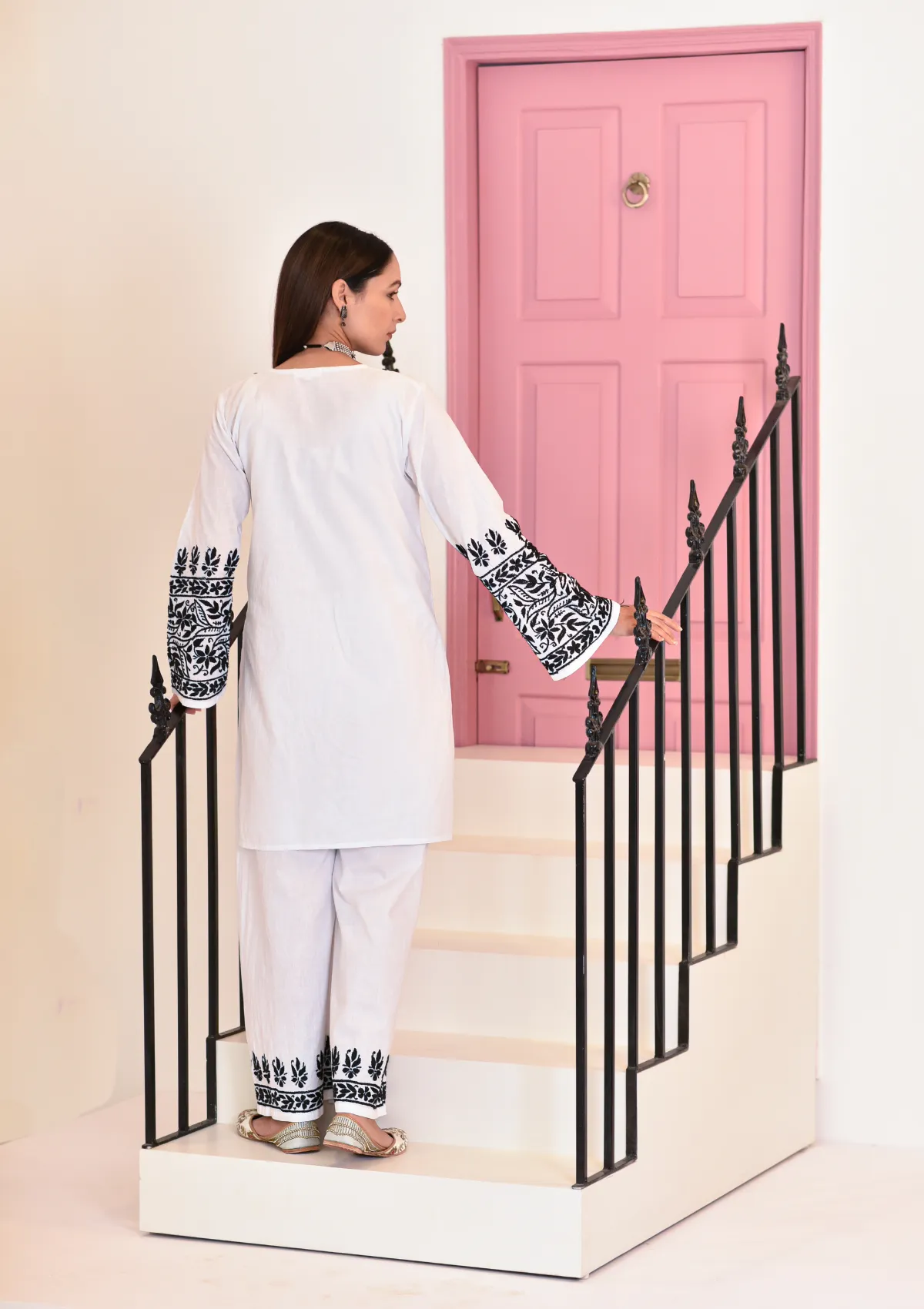 Mahreen Cotton Short Kurta Palazzo Set