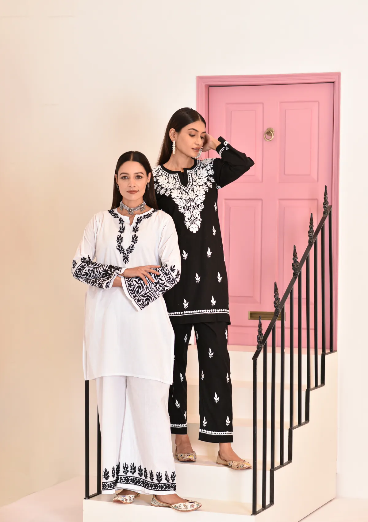 Mahreen Cotton Short Kurta Palazzo Set