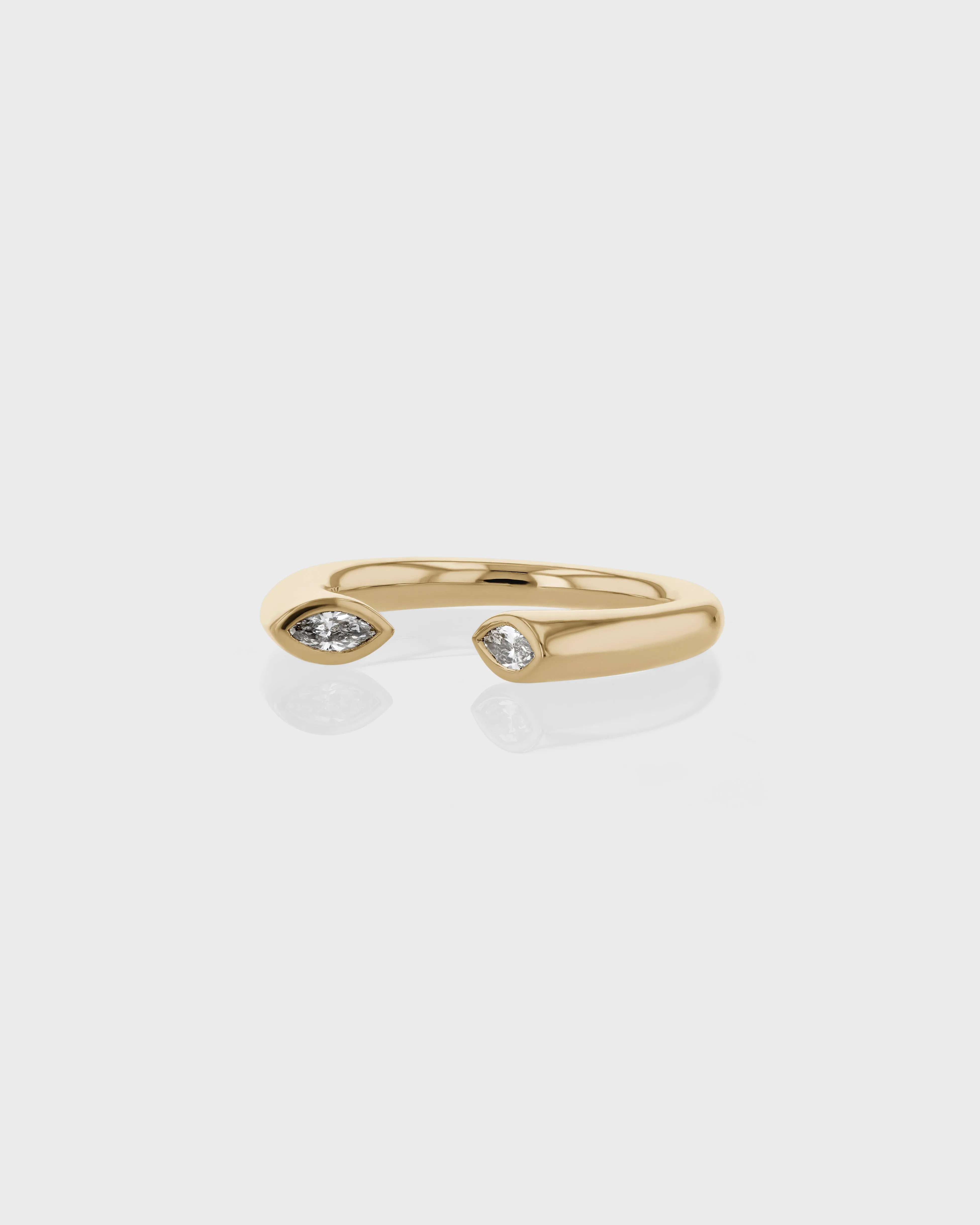 Marquise Suspense Duo Ring