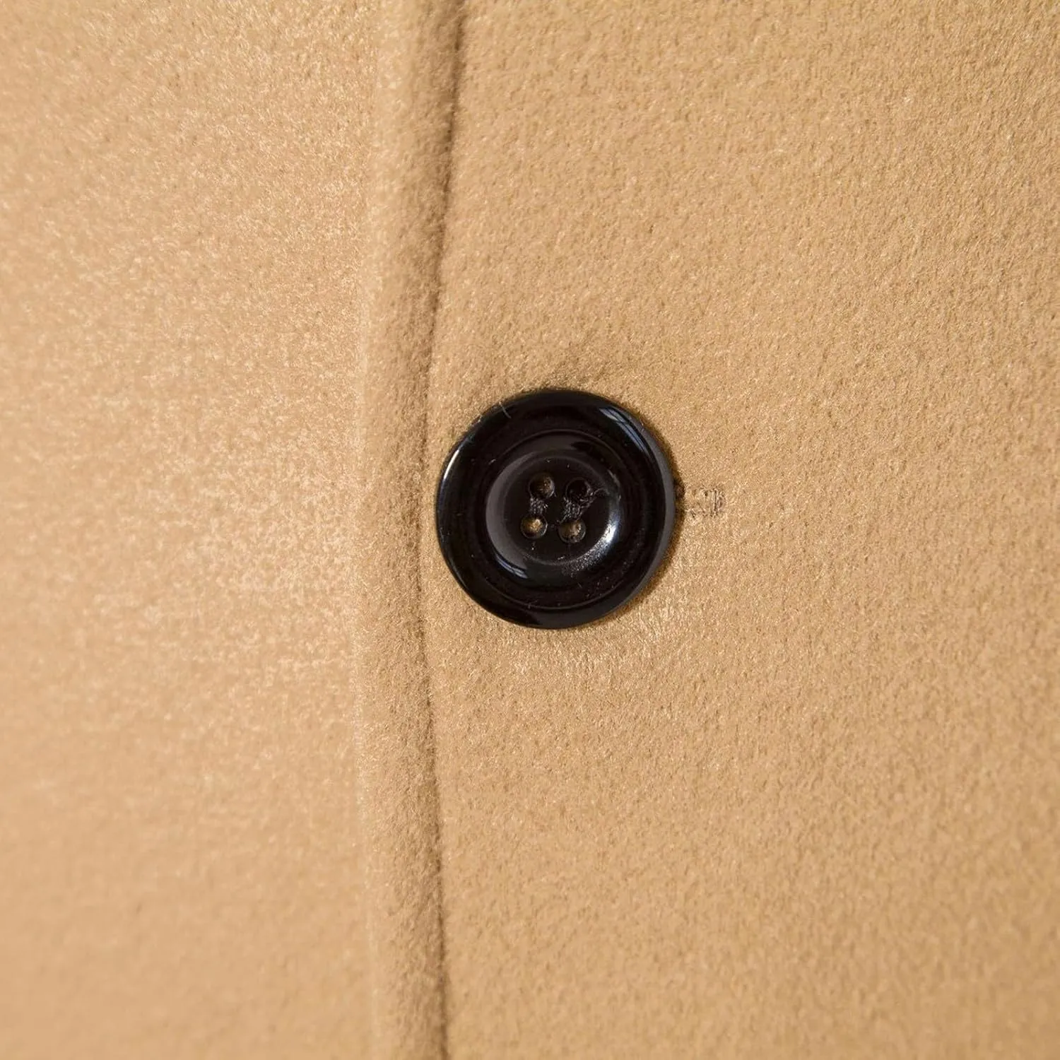 Mens Trench Coat Notched Lapel Pea Coat Winter Slim Fit Single Peacoat Wool Blend Elegant Long Jackets