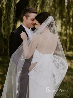 Mermaid Strapless Rustic Wedding Dresses White Satin Bridal Gowns CBD370