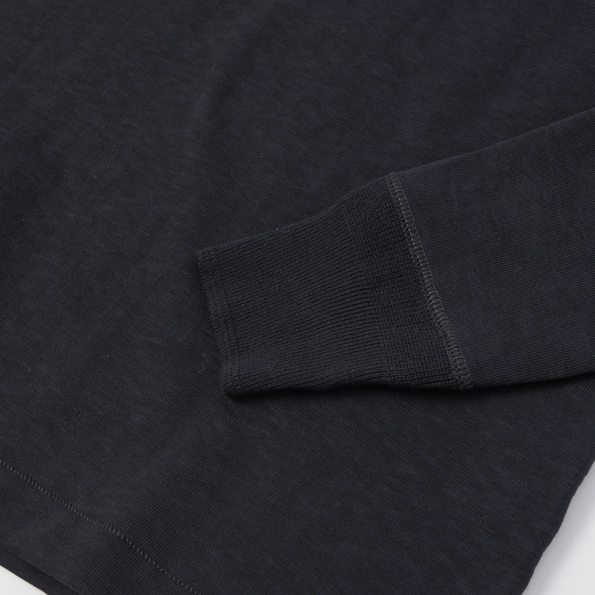 Merz b. Schwanen 2S04 Long Sleeve Henley - Charcoal