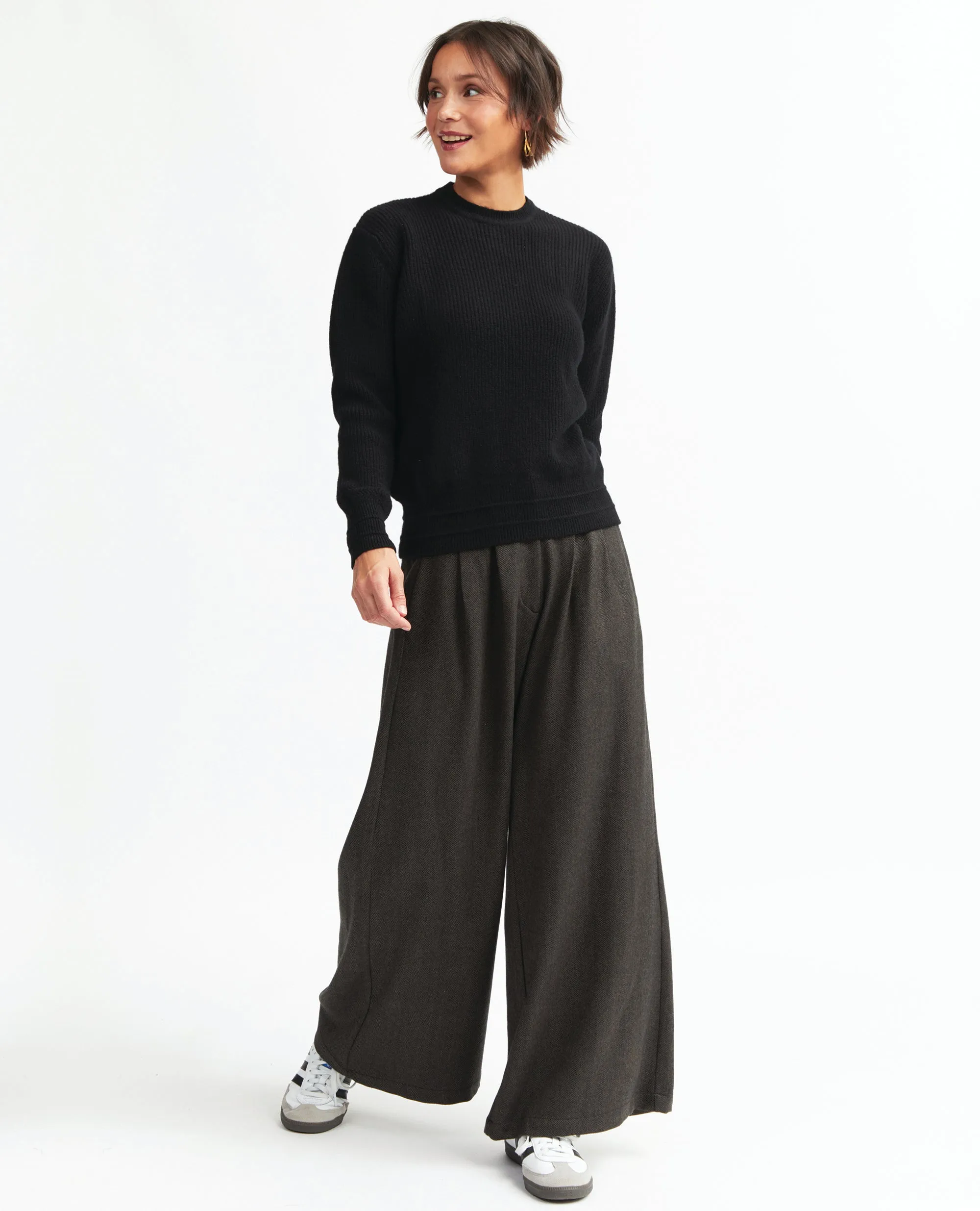 Ninka | High Waisted Palazzo Trouser