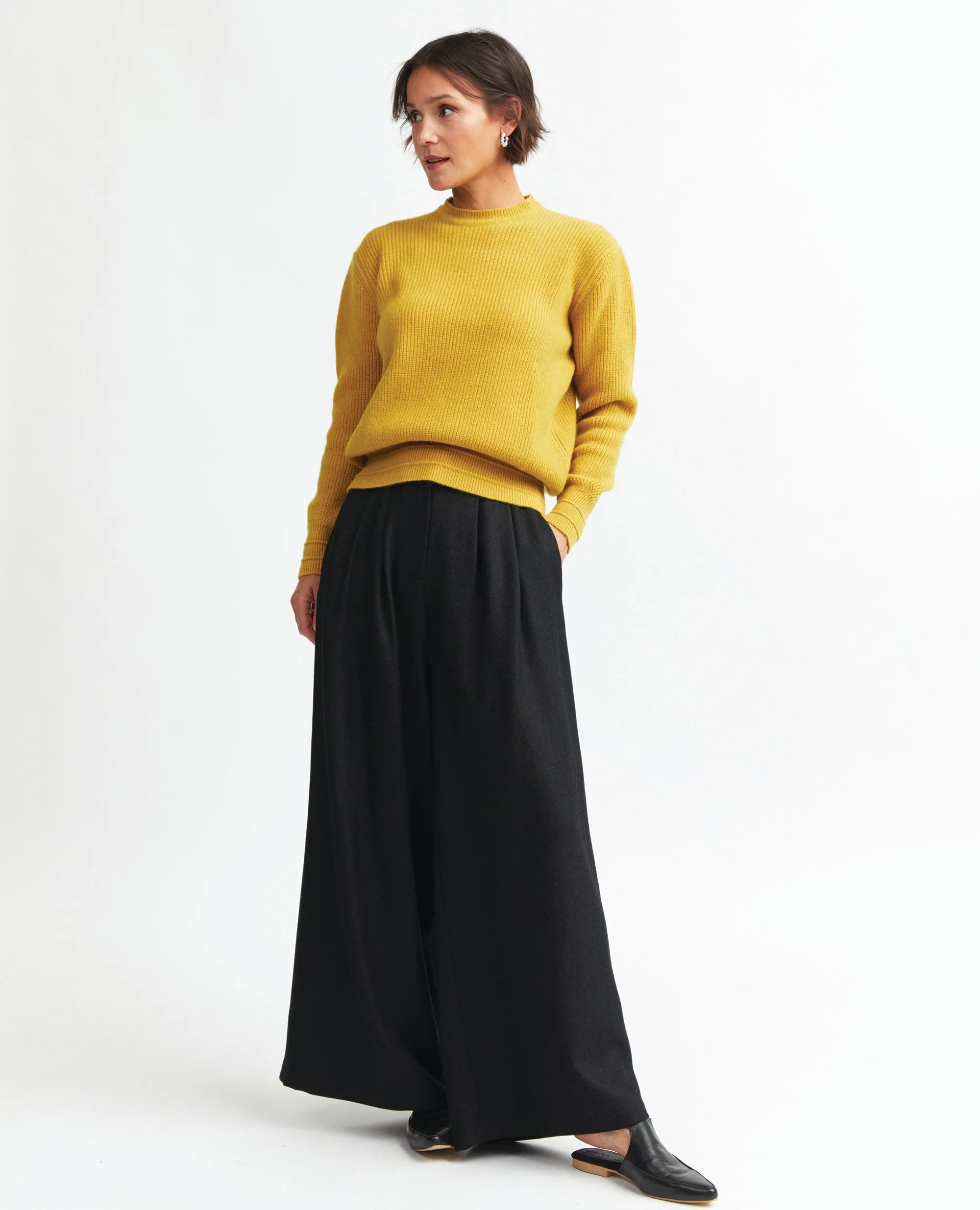 Ninka | High Waisted Palazzo Trouser