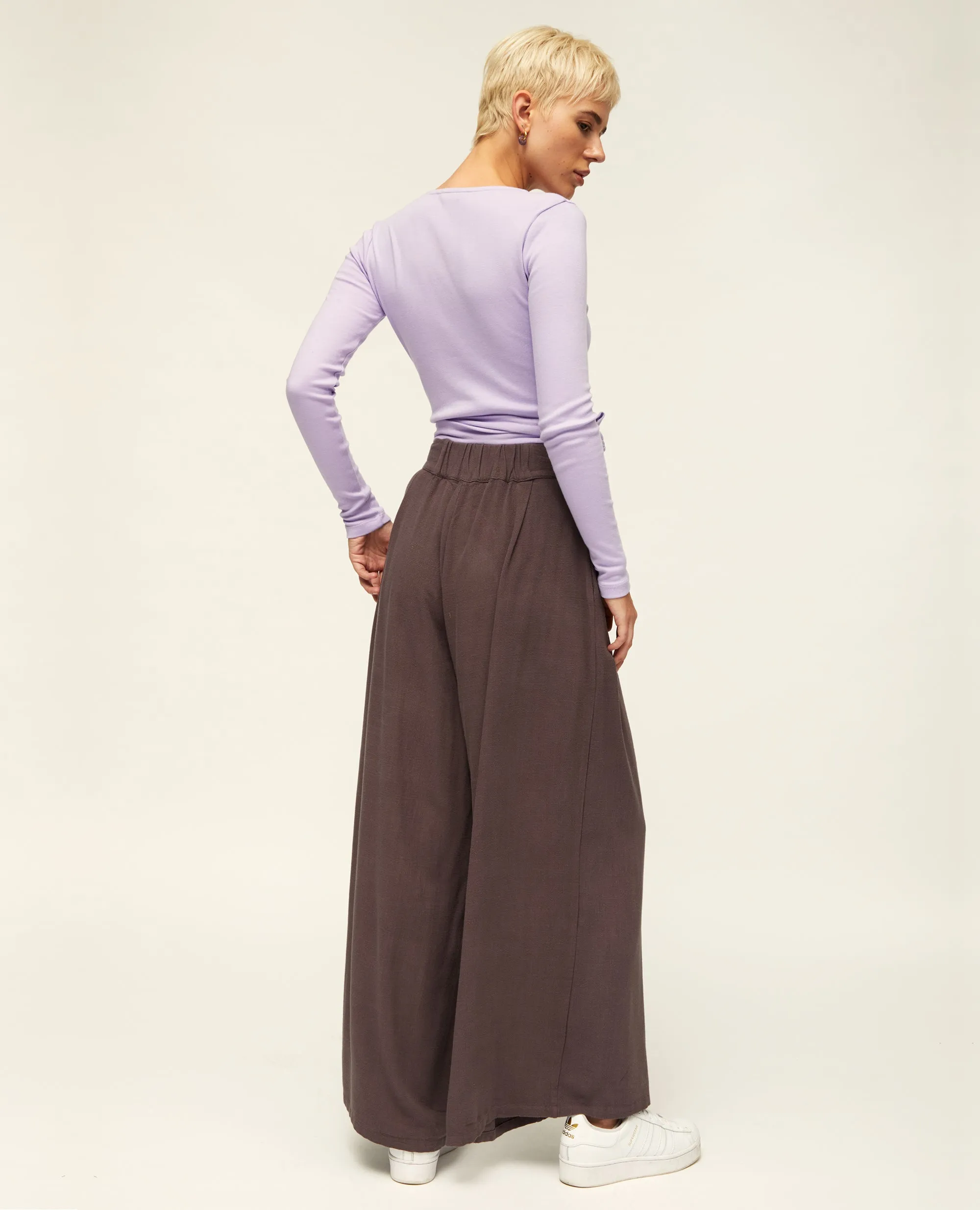 Ninka | High Waisted Palazzo Trouser