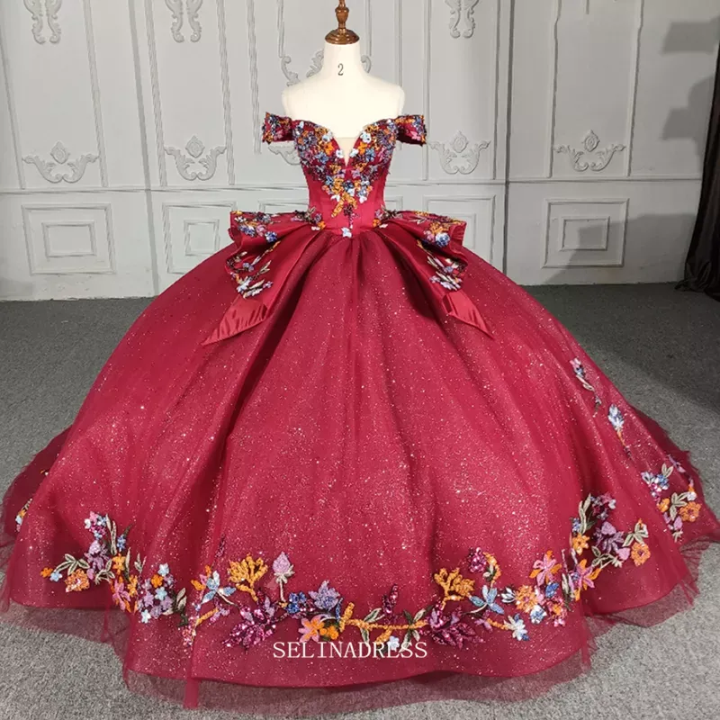 Off Shoulder Royal Blue Ball Gown Sequins Princess Dress Beautiful Pageant Dress DY9945