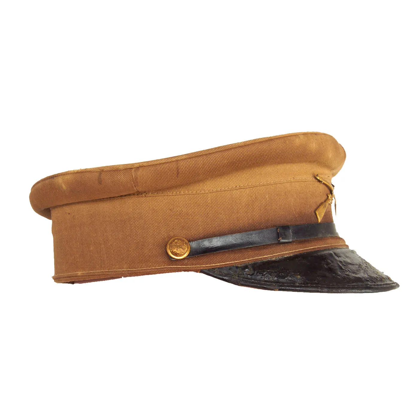 Original U.S. Moro Rebellion Era Infantry Regiment M1902 Khaki Visor Cap