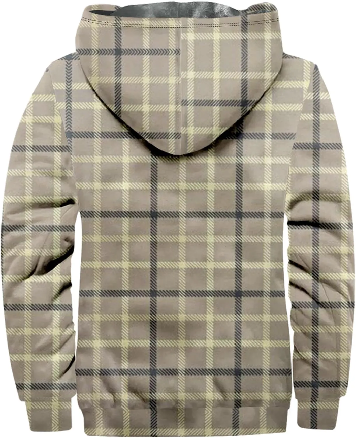 Outdoor Winter Jacket for Men Trucker Hunting Heavyweight Jackets Flannel Shirts Hiking Cycling Running Coats