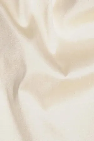 Pearled Ivory Silk Shantung 54" Fabric