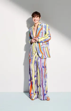 Prado Palazzo Trousers Stripes
