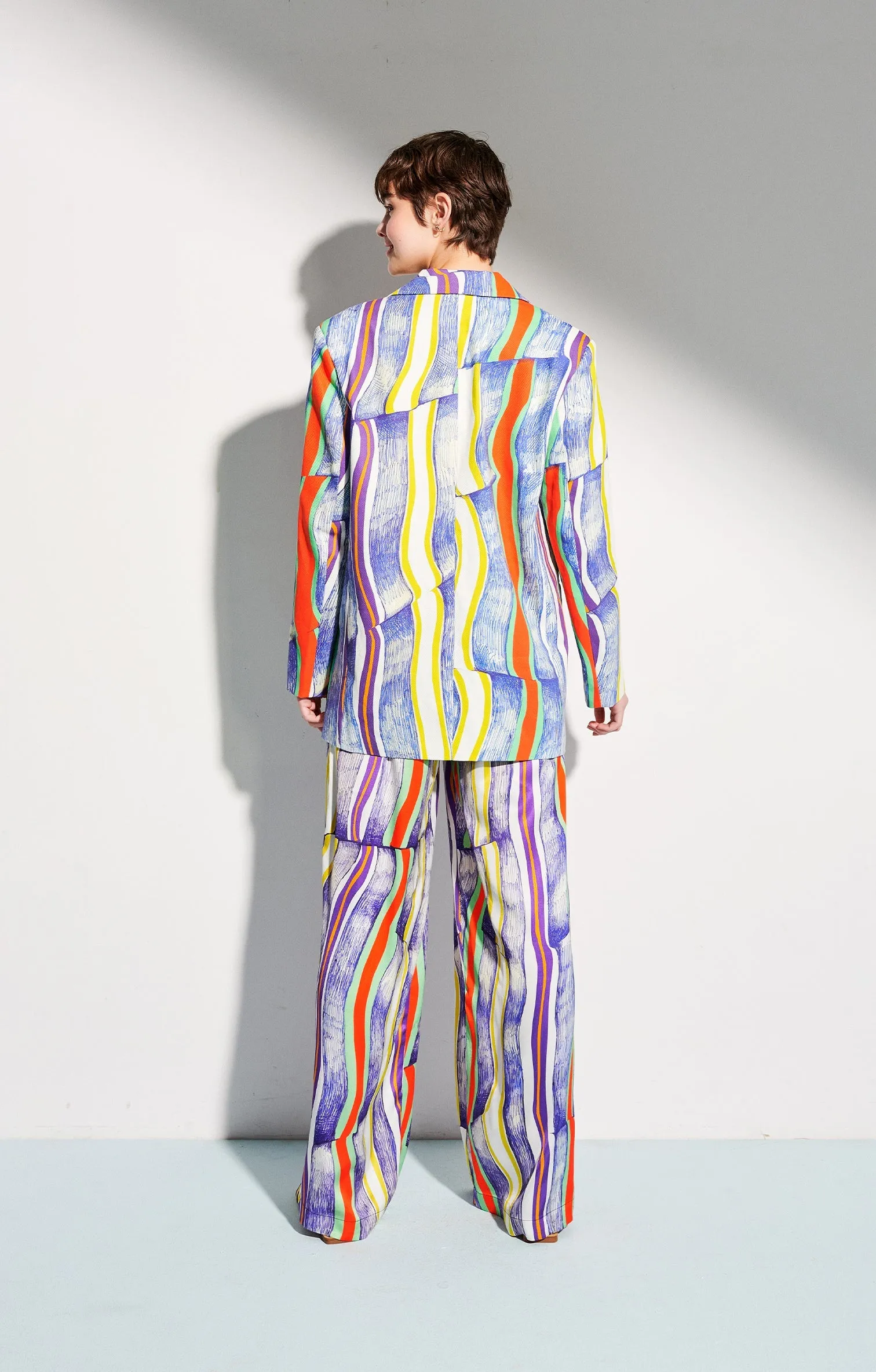 Prado Palazzo Trousers Stripes