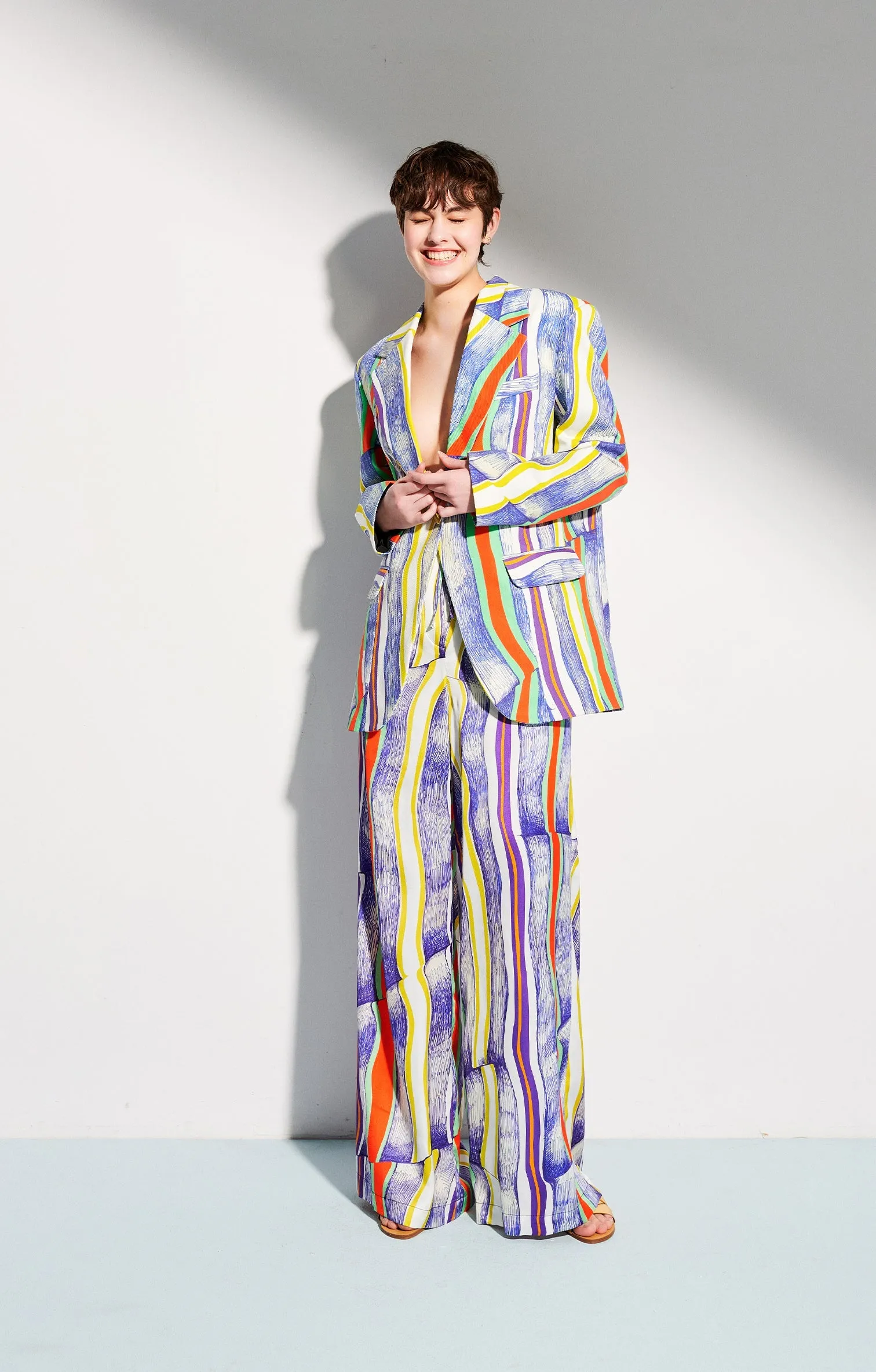 Prado Palazzo Trousers Stripes