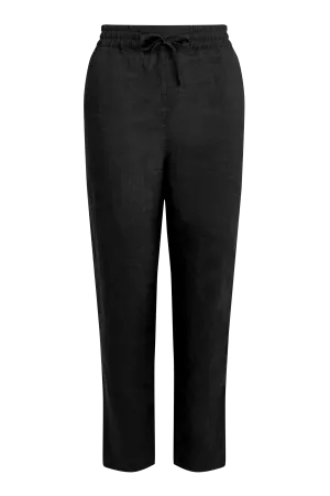 Rama Linen Trousers Black