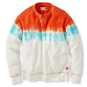 Sea Blaze Tie-Dye Henley