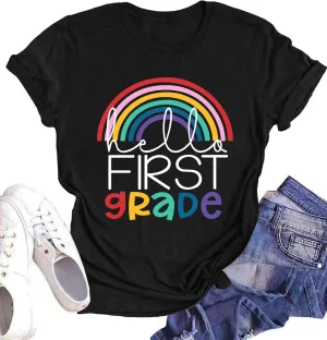 Teacher T Shirt for Women Funny Teaching Heart Graphic Tee Tops Teacher Day Gift Shirt Tops
