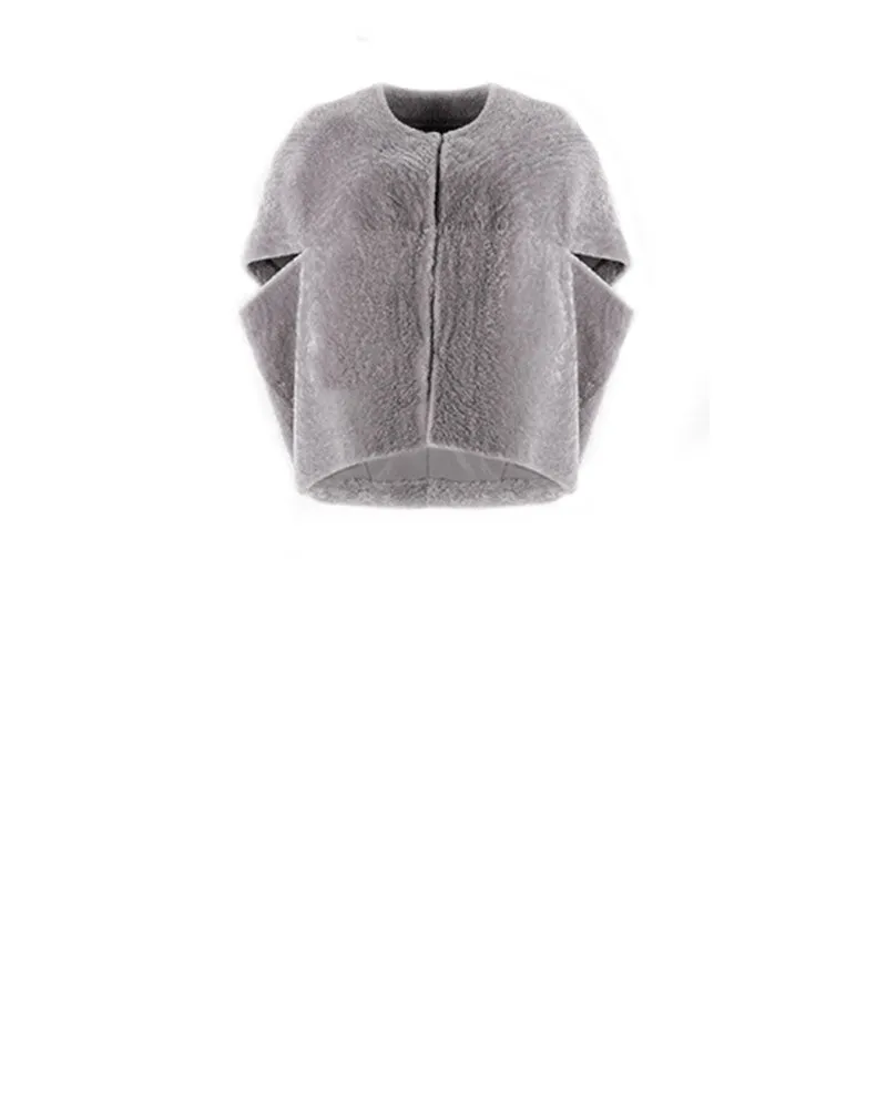 The Frannie Shearling Cocoon Vest
