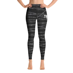 The Walking Dead Barbed Wire Yoga Leggings