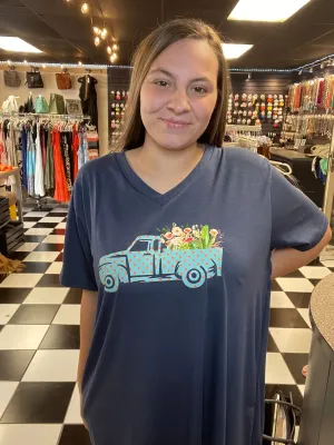 Truck and Cactus Tee