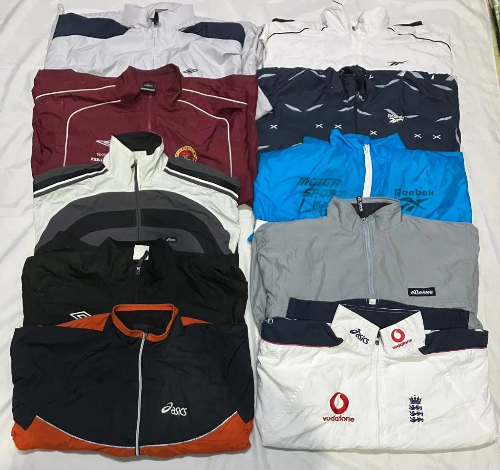 Umbro, Reebok, ASICS, and Under Armour Windbreaker - 16 Pieces