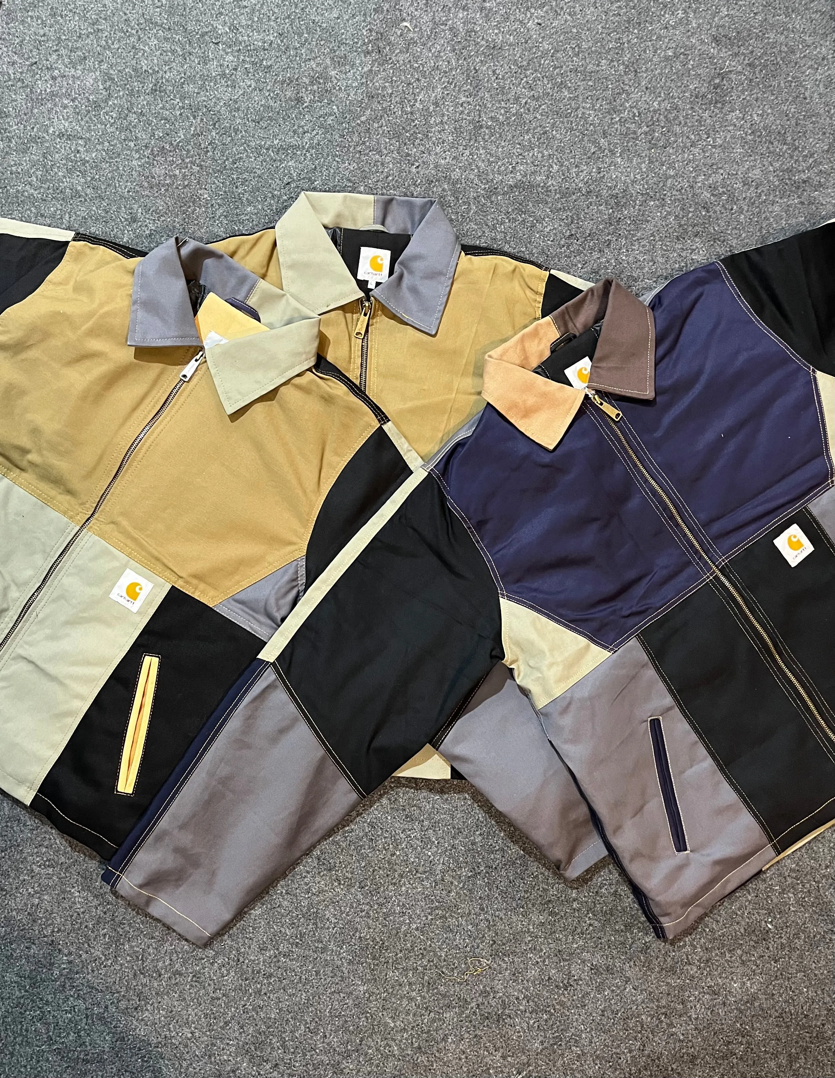 Vintage Carhartt Rework Style Patchwork Detroit Jacket - MOQ 25 pcs