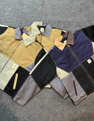 Vintage Carhartt Rework Style Patchwork Detroit Jacket - MOQ 25 pcs