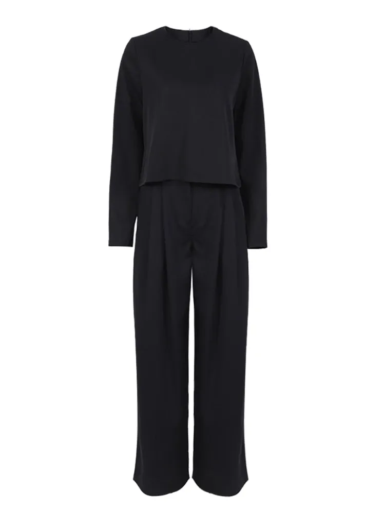 Wenkouban  Classic Wide Pants Floor-Length Pleated Loose Women Trousers Spring Wide Leg Pants Vintage Female Palazzo Pants 2022